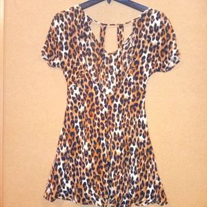 ❤6/35❤Kimchi Blue Cheetah Print Dress